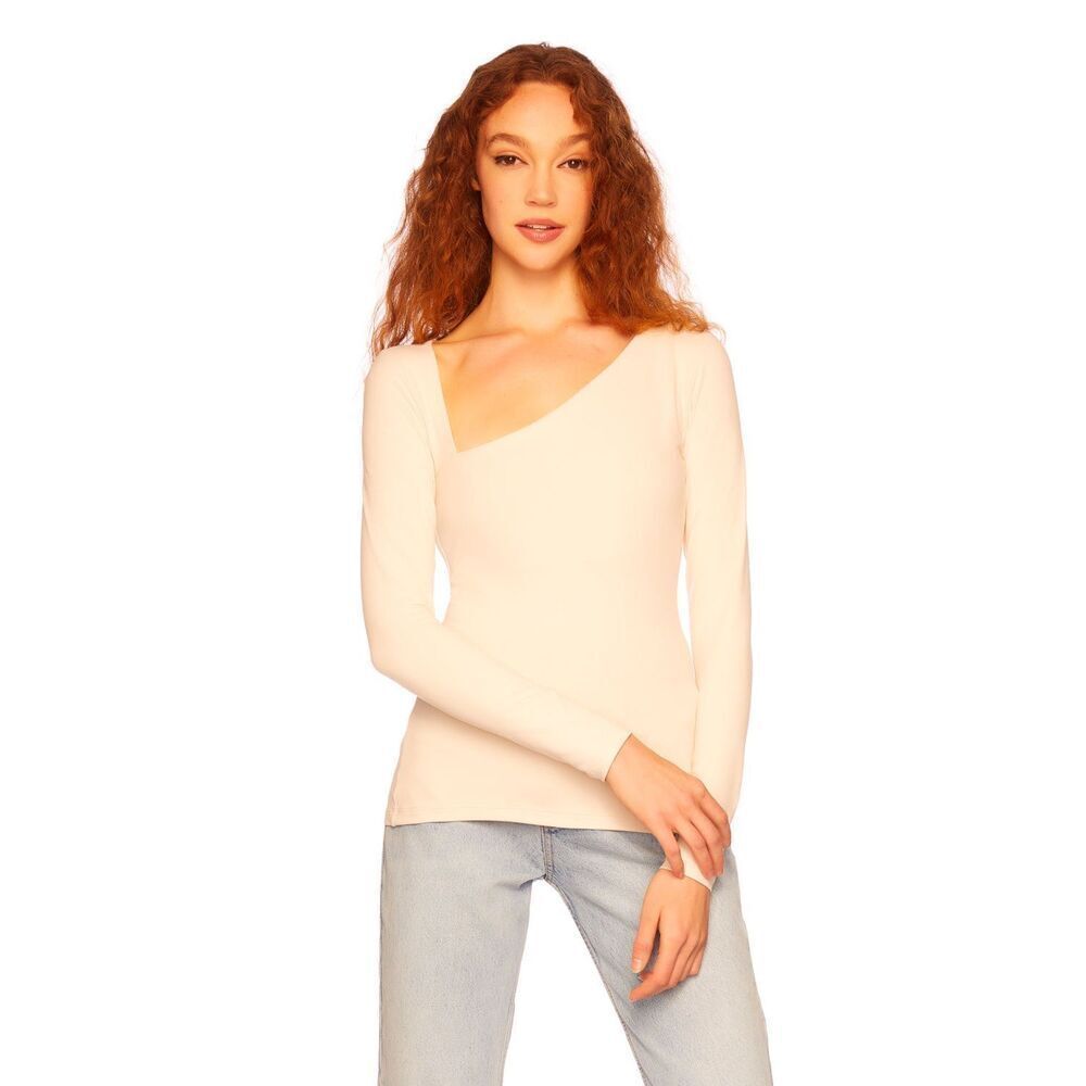 Susana Monaco diagonal neck top NEW NWT
